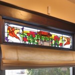 Lassie Well - Stain Glass Transom